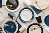 Paper plates Round Black 23cm 6 pcs