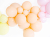 Starke Latexballons, Pfirsich, Pastell Hellpfirsich, 12cm, 100 Stück.