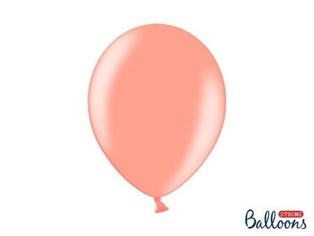 Strong Ballons, metallisches Rosegold, 30 cm, 50 Stk.