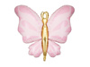 Foil Balloon Butterfly, Pink, 69x69 cm