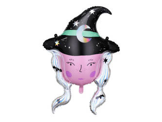 Halloween-Hexe Wickel-Ballon, 101cm