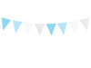 Garland Birthday - Blue Flagietki, 1,3m