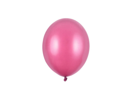 Starke Latexballons, Pink, Metallic Hot Pink, 12cm, 100 Stk.