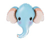 Foil balloon Flexmetal elephant Blue Elephant 60 cm