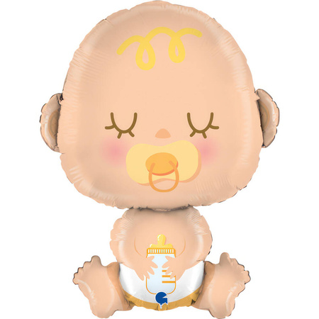 Folienballon - Baby, Bohne 79cm, Grabo