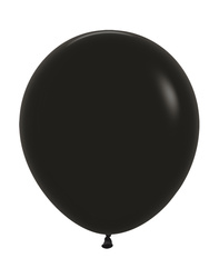 Sempertex Latexballons, Black, Schwarz, 45cm, 25 Stk.