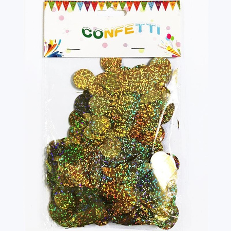 Balloons confetti to - Golden, Holo Glitter 50g