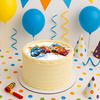 Colorful Gamer Pad cake topper edible wafer round 20 cm premium, vegan, gluten-free, cut