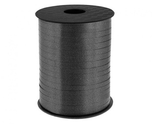 Plastic ribbon, black, 5mm / 458m