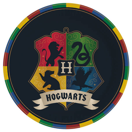 Harry Potter paper plates 23 cm, 8 pcs.