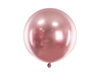 Balloon round glossy, pink gold, 60cm, 1 pc.
