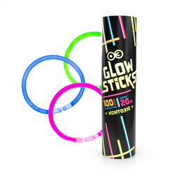 Luminous fluorescent bracelets, party bands 100pcs.