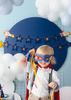 Girlande Alles Gute zum Geburtstag Flugzeuge, 2,5 m, Mix