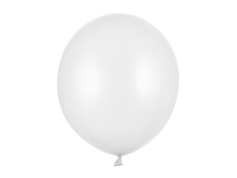 Strong balloons, Metallic Pure White, 43cm, 25 pcs.