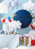 Happy Birthday Airplanes Banner, 2.5 m, mix