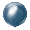 Mirror NavyLatex-Ballons, blau, 45 cm, 1 Stk.