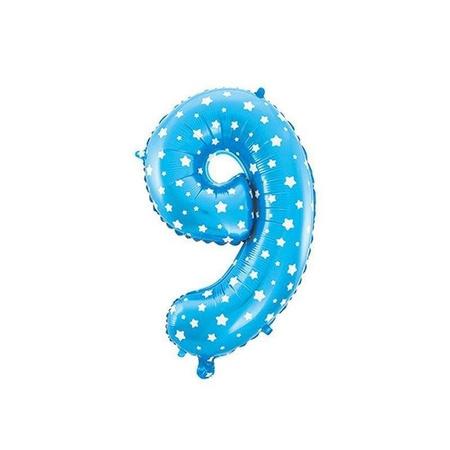 Figure 9 balloon foil - 40 cm Blue