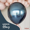 Latex Balloons Kalisan Mirror Navy, 30cm, 50 pcs.