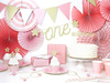 Garland Birthday - Pink Flagietki, 1,3m