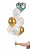 Liebes-Latexballons Blumen 30cm, 50 Stk.