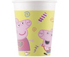 Paper cups, Peppa pig, 200ml, 8 pcs.