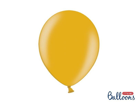 Strong Balloons, Metallic Gold, 30cm, 10 pcs.