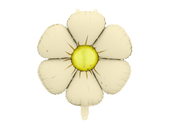 Foil Balloons for Garlands – Daisies, Cream, Diameter 65 cm (4 pcs)
