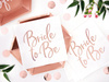 Bride napkins to be, pink gold, 33x33cm (1 op. / 20 pcs.)