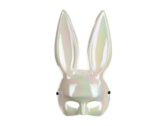 Rabbit Mask White Opal 16.5x34 cm