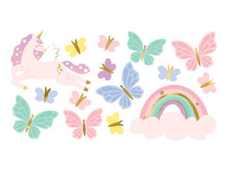 Temporary unicorn tattoos