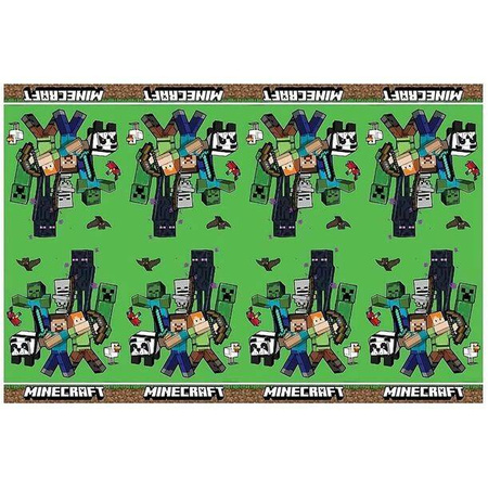 Minecraft plastic tablecloth 120 x 180 cm