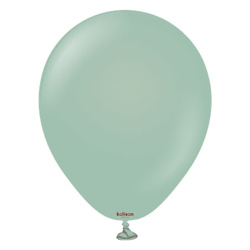 Latex Balloons Retro Winter Green, 13cm, 100 pcs.