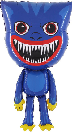 Foil balloon Monster Blue Huggy Wuggy 78 cm