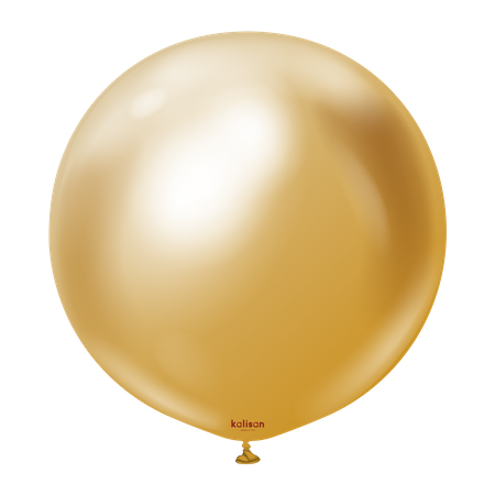 Latex Balloons Mirror Gold, 45cm, 1 pcs.