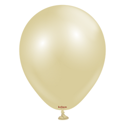 Latexballons Kalisan AURA Antique Gold, golden, 45cm, 1 Stk.
