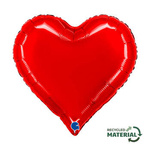 Folienballon - Rotes Herz 46cm, Sweetie Heart, Grabo