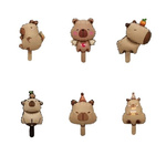 Foil Balloon mini Capybara Set 27x38cm 6pcs