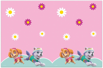 Paw Patrol Kunststoff-Tischdecke, Skye &amp; Everest 120x180cm