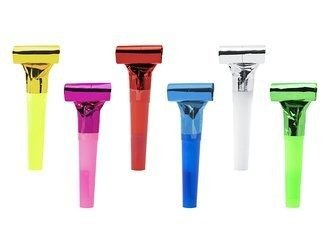 Whistles, mix, various colors (1 op. / 6 pcs.)