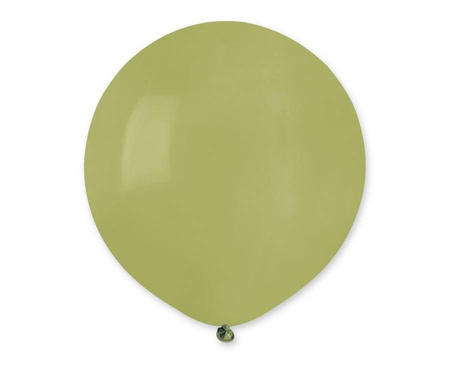 Pastell Latexballons Olive 98, 48cm, 25 Stk.