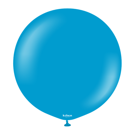 Latex Balloons Caribbean Blue, 45cm, 25 pcs.