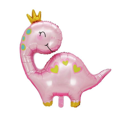 Foil balloon Pink Dinosaur 67x96cm