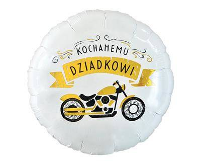 Round foil balloon, dear grandfather 46 cm