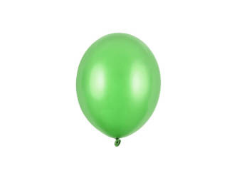 Starke Latexballons, grün, Metallic Bright Green 12cm, 100 Stück.