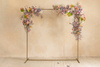 Backdrop stand, frame, gold, 200x200 cm