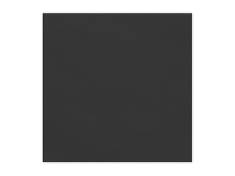Paper napkins Black 33x33cm 20 pcs
