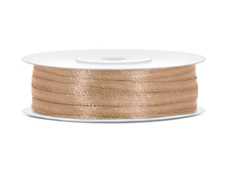 Satinband, Goldband, 3mm/50m