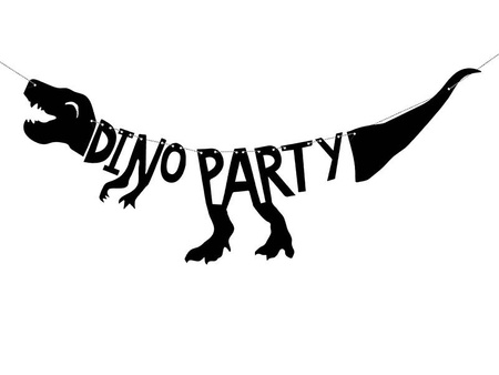 Paper banner Dinosaurs, Dino Party, 20x90 cm