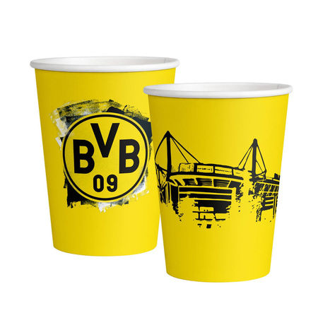 BVB Borussia Dortmund 500 ml Pappbecher, 6 Stk.