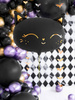 Foil balloon kitten, black, 48x36cm